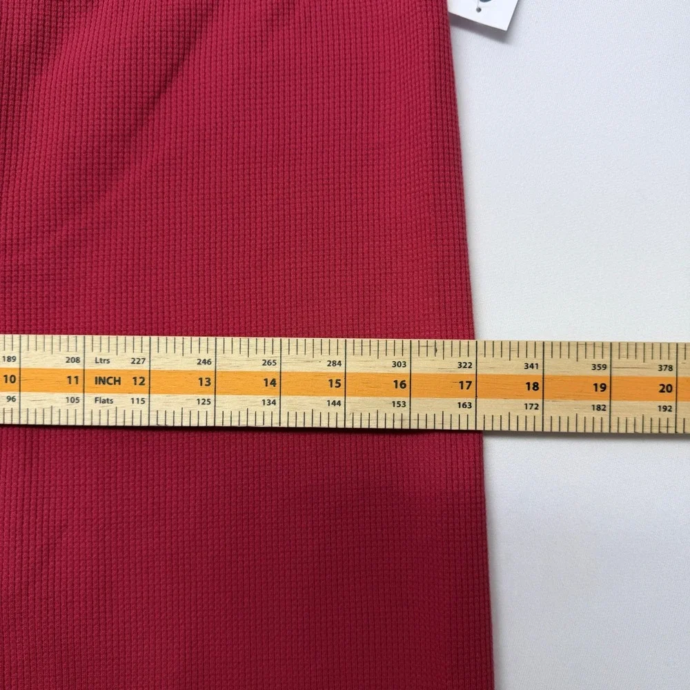 Old Navy Mens Red Waffle Knit Thermal Leggings Long Johns Size L 609806-18-1